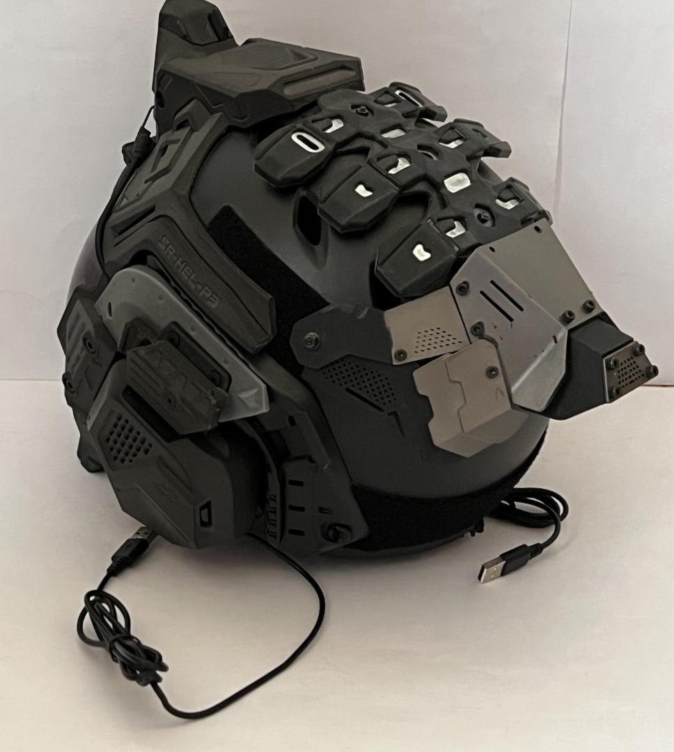 SRU SRU-HEL-P3 タクティカルヘルメット 装飾パーツ付 FAN付