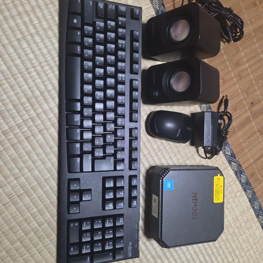 NiPoGi AK2PLUS ミニPC 8GB RAM 256GBセット