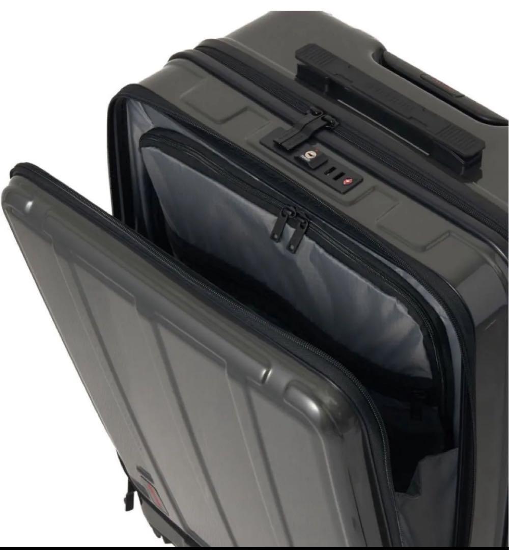 正規品新品ブリーフィングフロントオープンスーツケースH-60F SD スティール