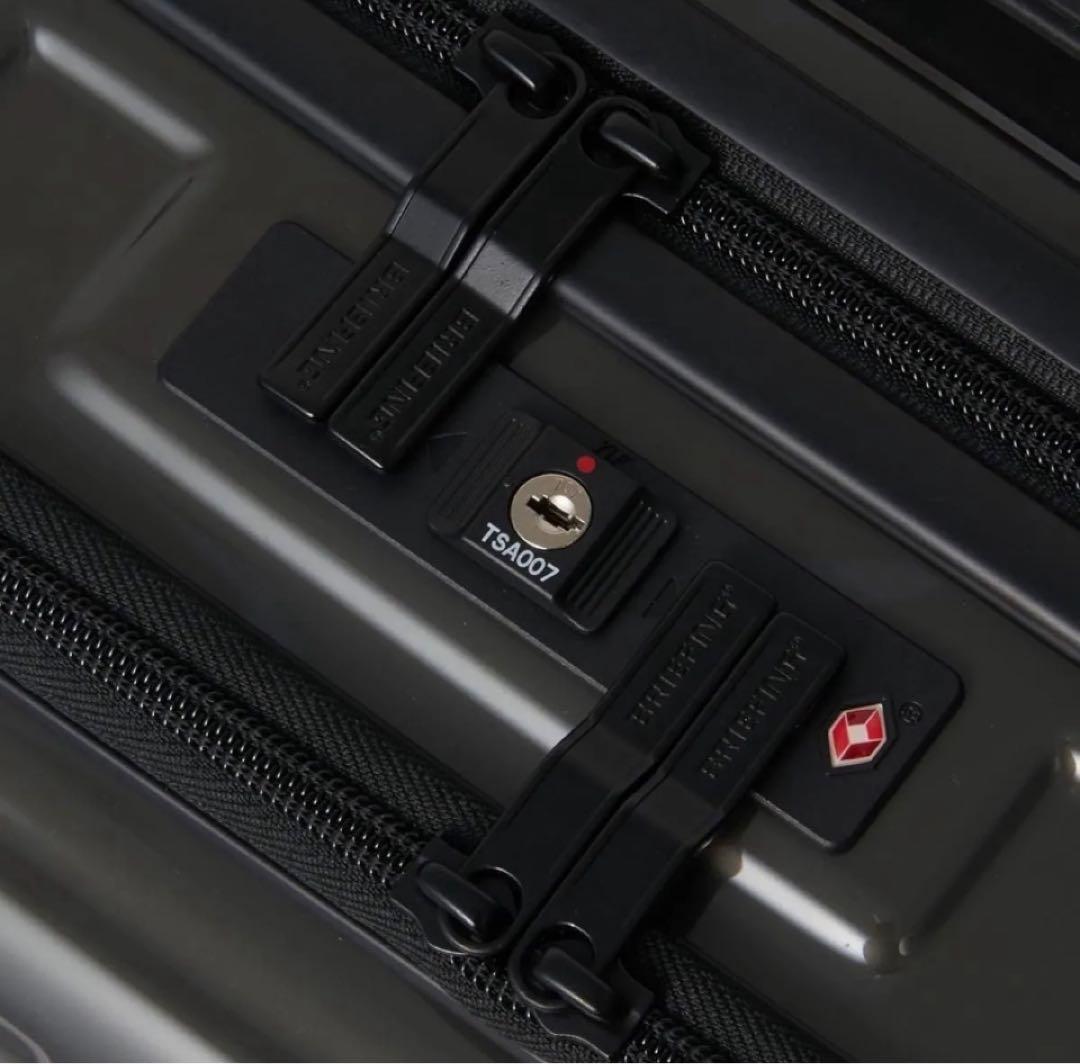 正規品新品ブリーフィングフロントオープンスーツケースH-60F SD スティール