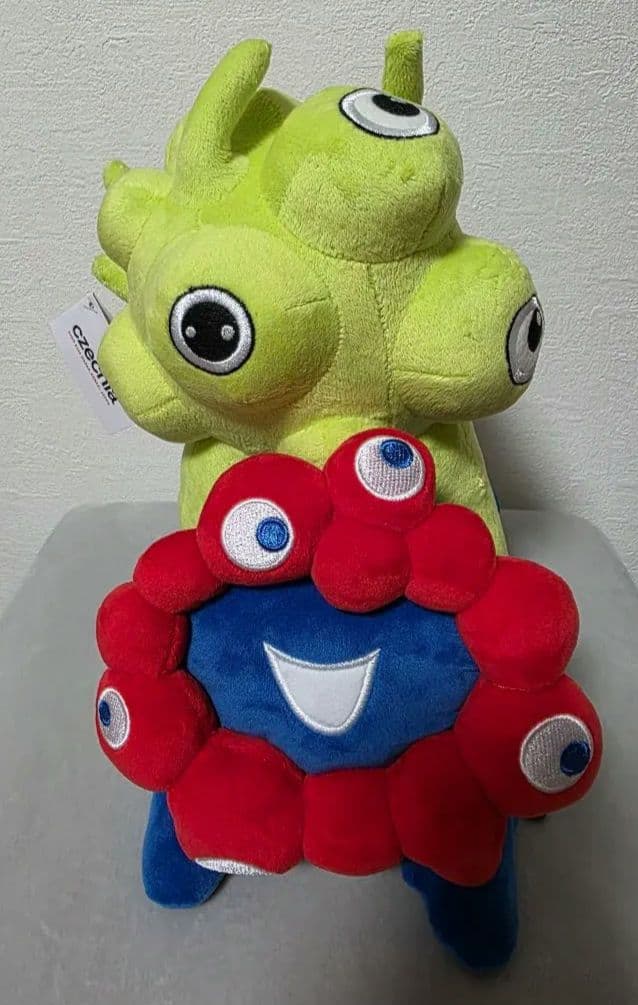 大阪万博 ミャクミャクとレネぬいぐるみ