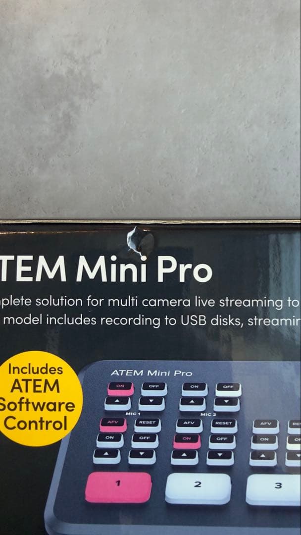 Blackmagic ATEM Mini Pro HDMI4入力