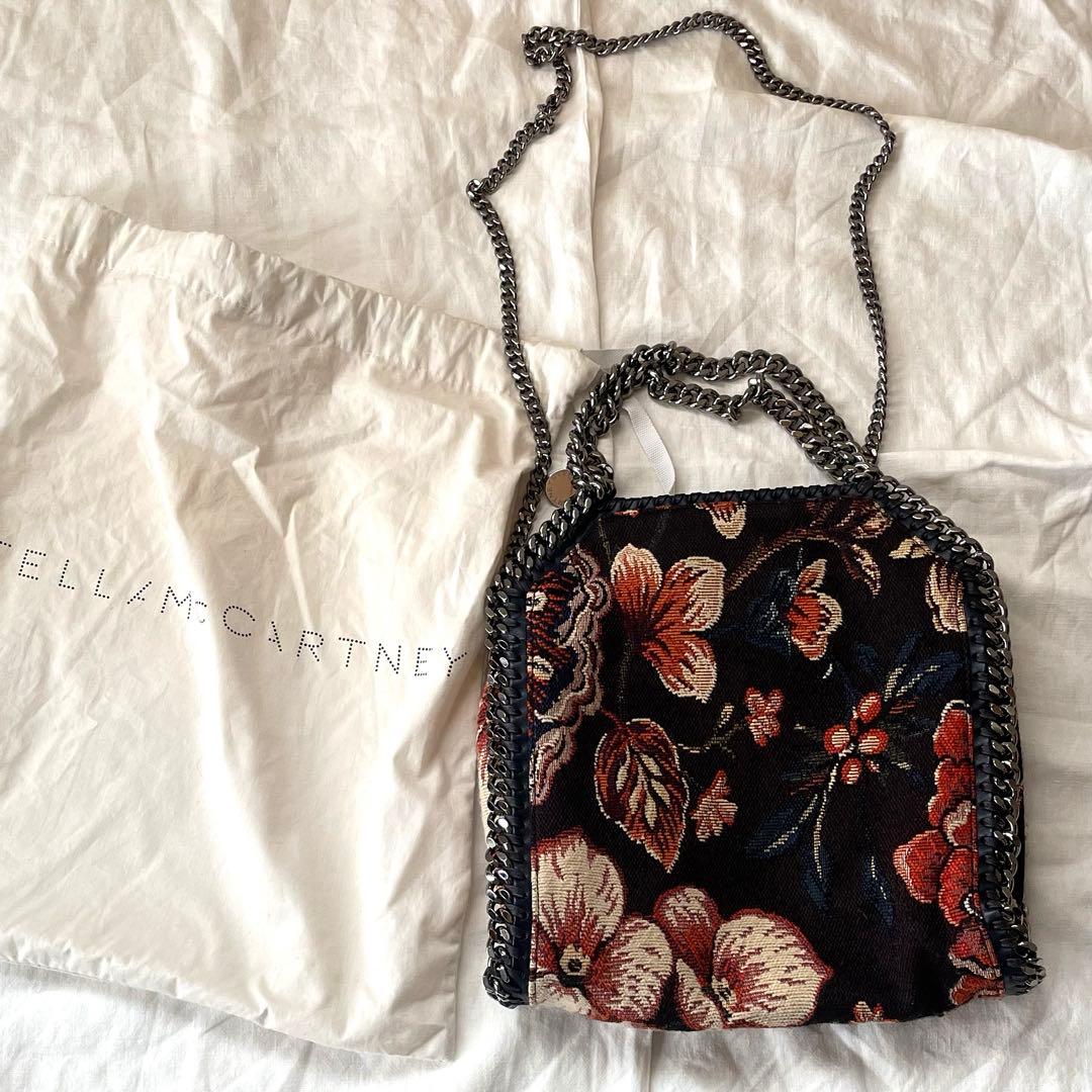 ステラマッカートニー ファラベラ ゴブラン 2way 花柄 ショルダーバッグ
