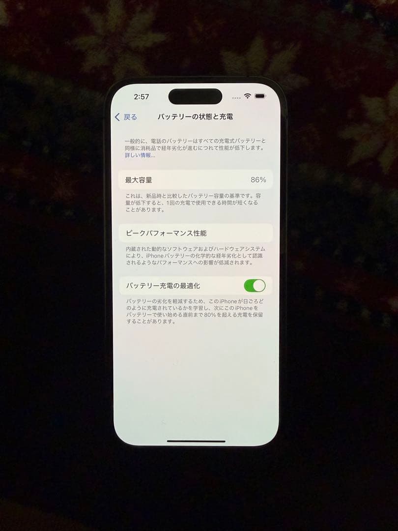 Apple iPhone 14 Pro 256GB ディープパープル