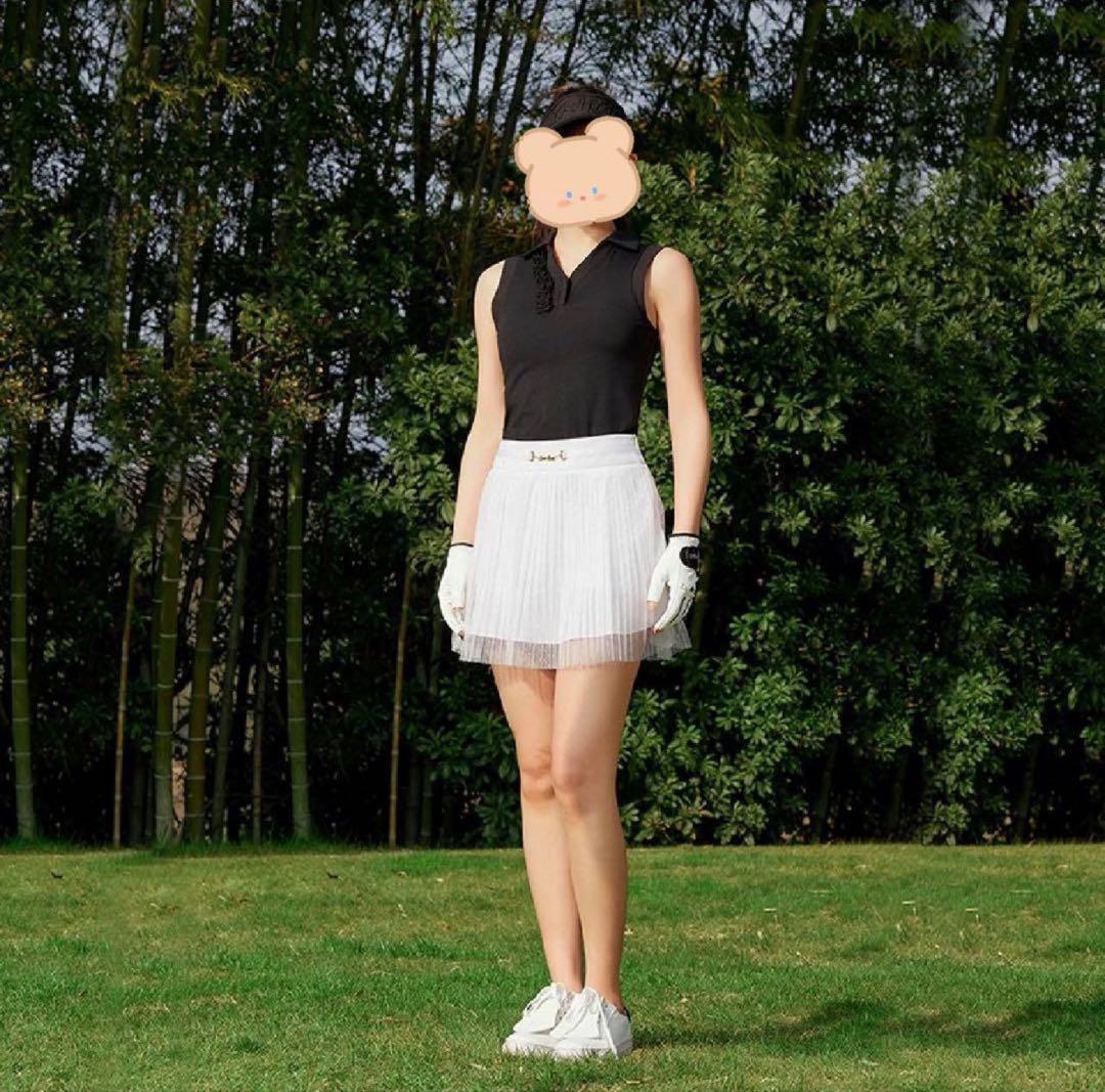 【最終値下げ】タグ付き フェアライアー レース ゴルフウェア　ミニスカート