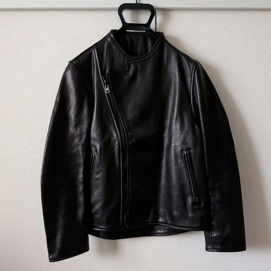 ブルーナボイン　アランジャケット　 シングルライダースジャケット サイズ0