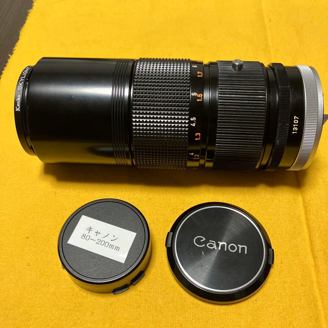 キャノンズームレンズ 80-200mm f/4