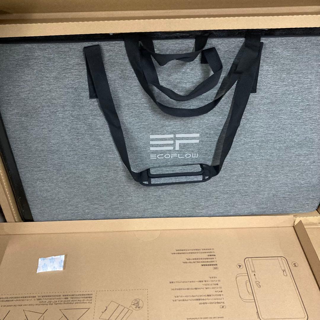 【ヒロ】ECOFLOW ソーラーパネル 400W キャリーケース付き