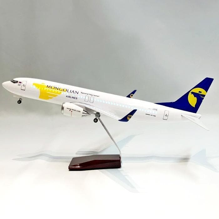 模型飛行機 モンゴル航空 B737 ボーイング 模型 LED 航空機 MGL