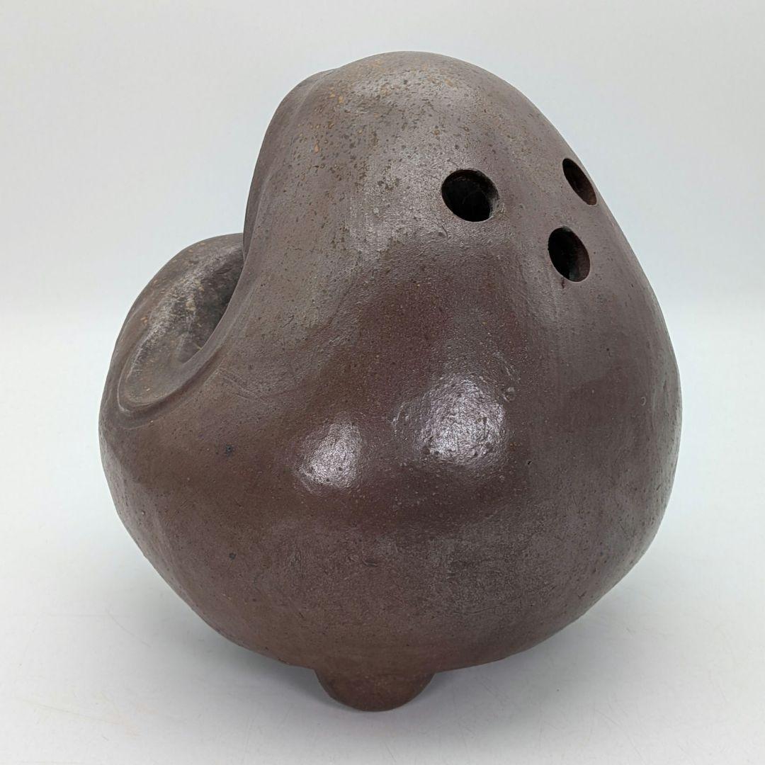 大正昭和初期 備前焼 三足手あぶり 火鉢 火もらい 香炉 香爐 香道具 花器