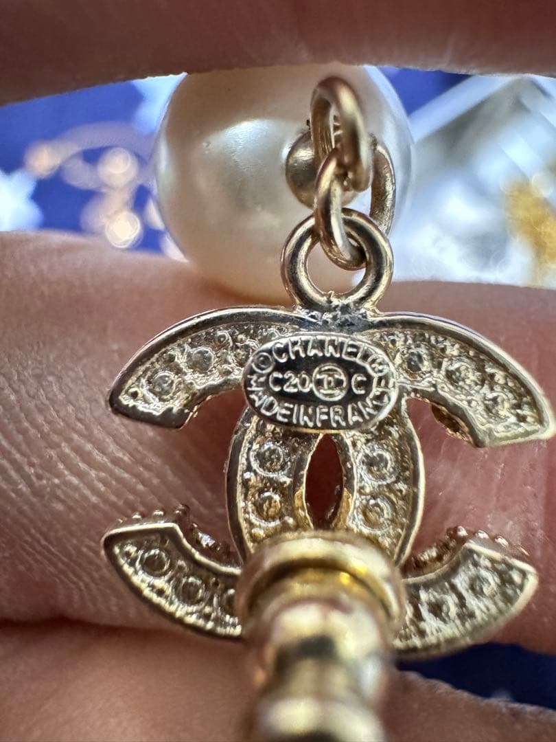 CHANEL パール イヤリング