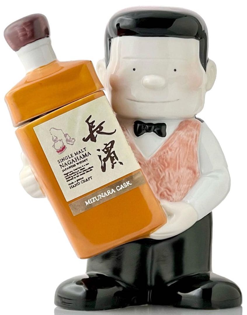 【限定】シングルモルト長濱 ミズナラカスク レモンハート陶器ボトル【長濱蒸留所】