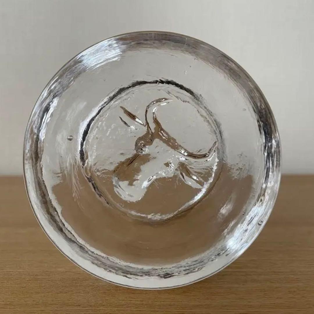 エリックホグラン アッシュトレイ 灰皿 小物入れ 北欧 ガラス 雄牛