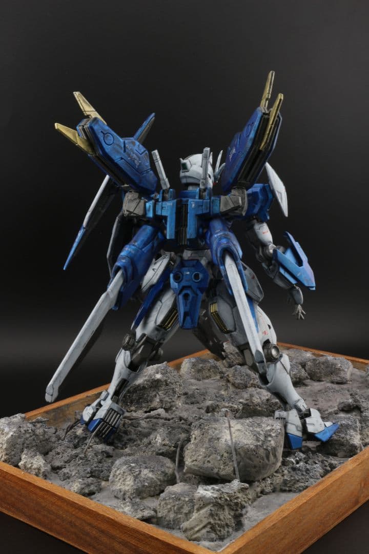 HGガンダムエアリアル改修型　完成品　ジオラマのセット