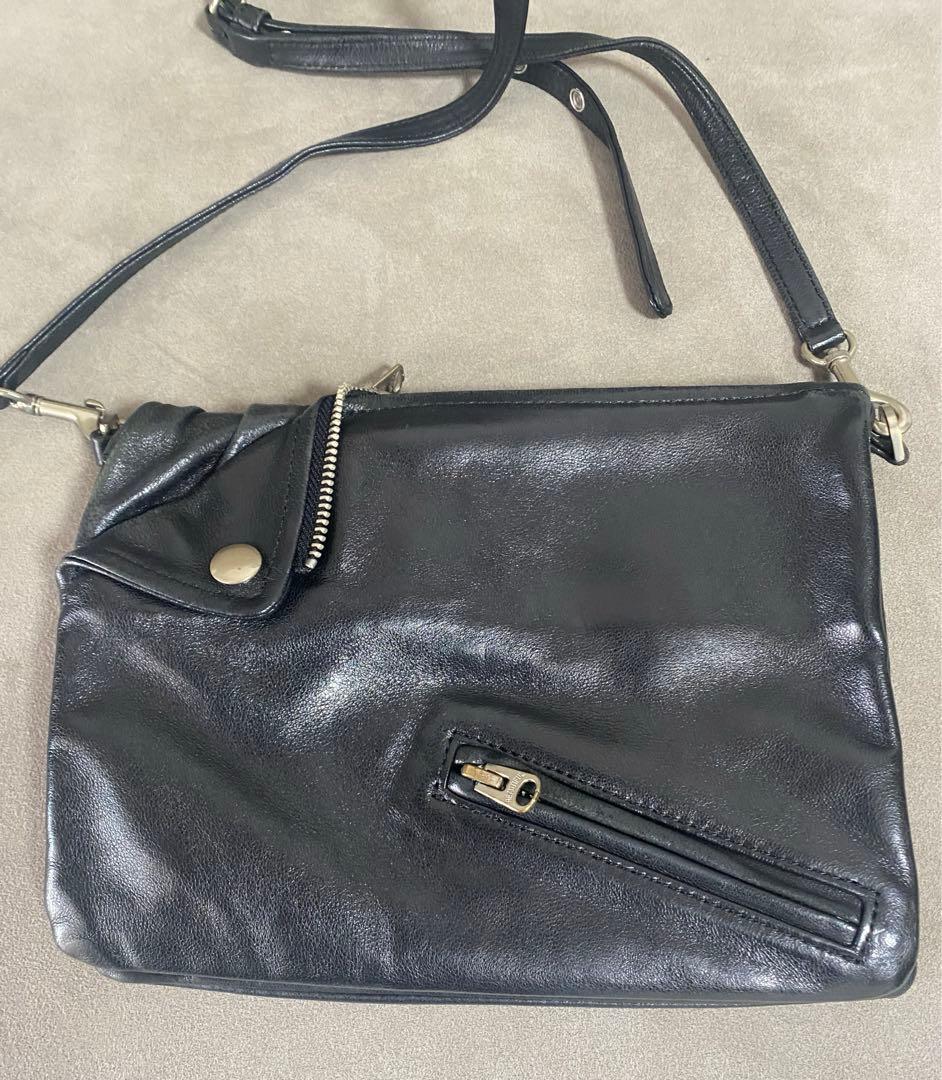 beautiful people ショルダーバッグ　ライダースバッグ　レザー