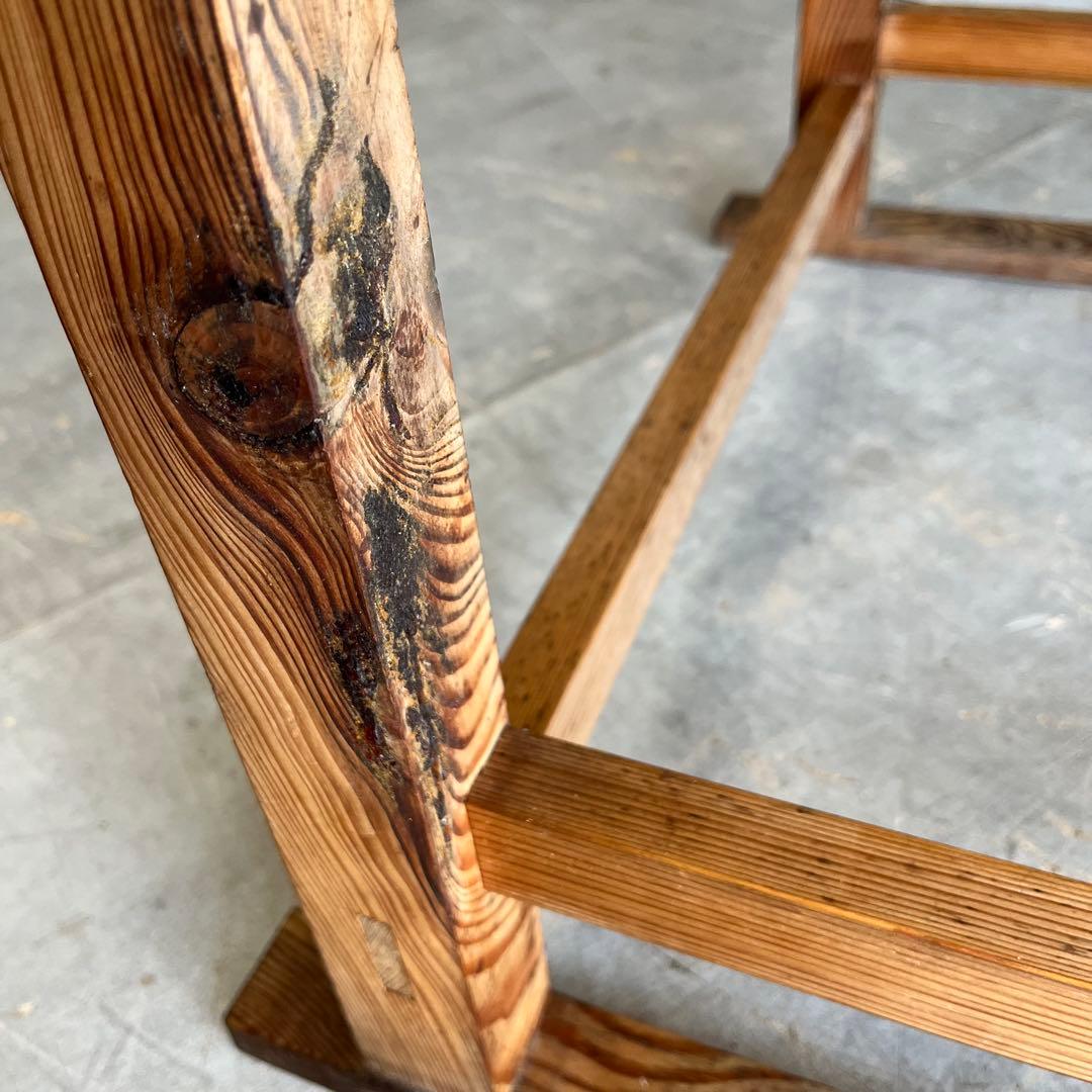 アンティーク 平机 テーブル 無垢材 デスク z484