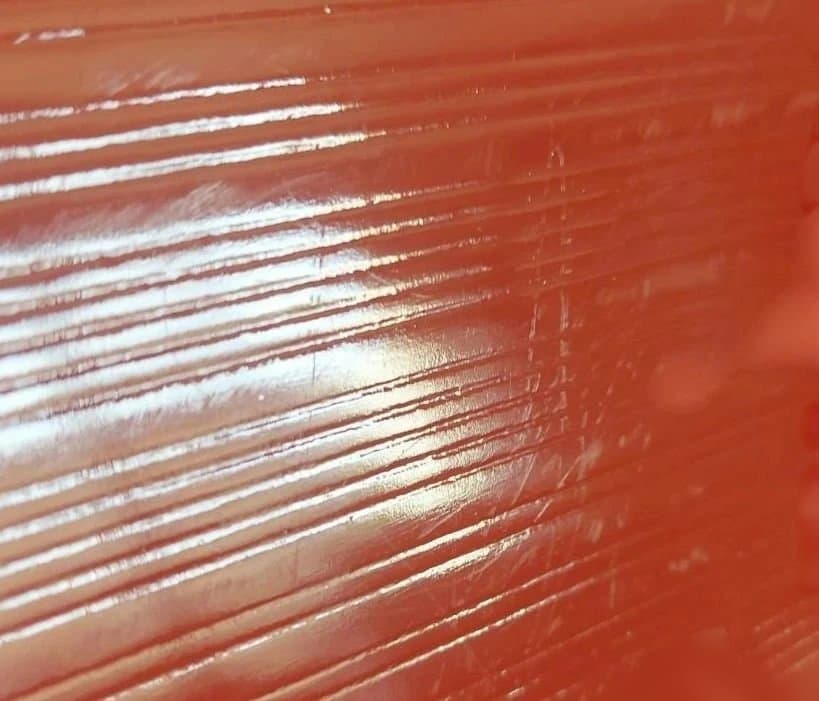 【越前塗】両面使いができる　リバーシブル　赤　黒　盆　ランチョンマット　　6枚