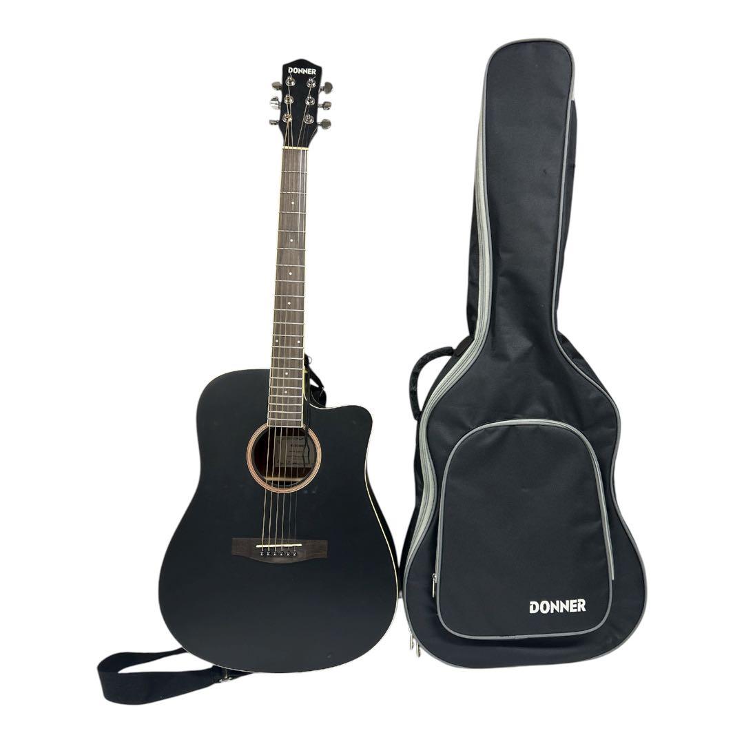 ☆ DONNER アコースティックギター DAG-1CB ブラック ドナー