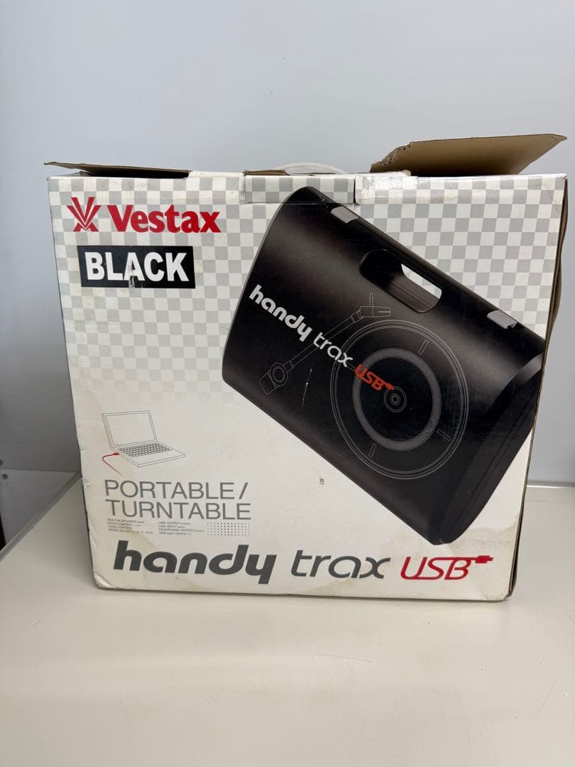 Vestax handy trax usb ポータブルターンテーブル 未使用品