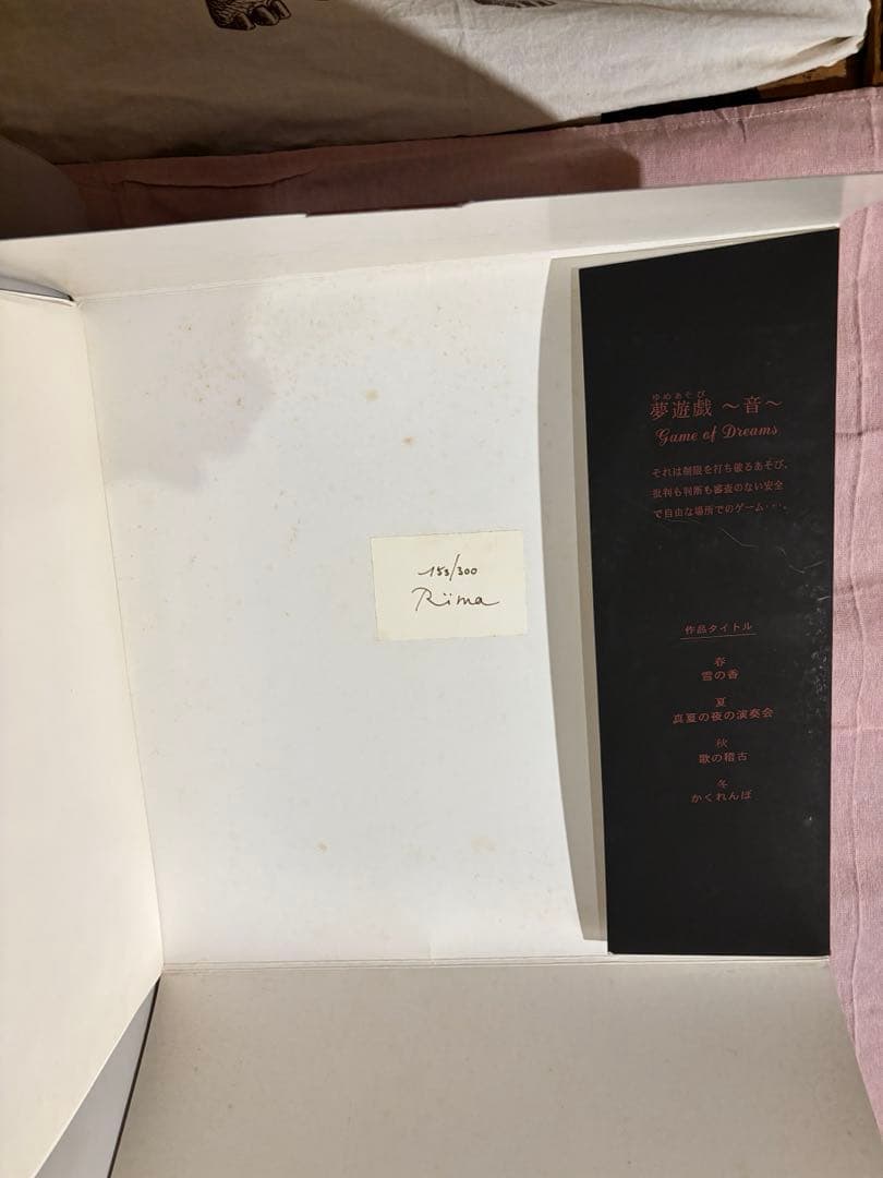 Rima Fujita 藤田理麻 リトグラフ「Game of Dreams」