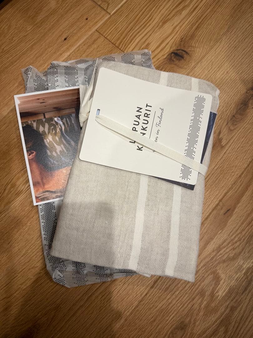 LAPUAN KANKURIT バスタオル 100%ウォッシュドリネン