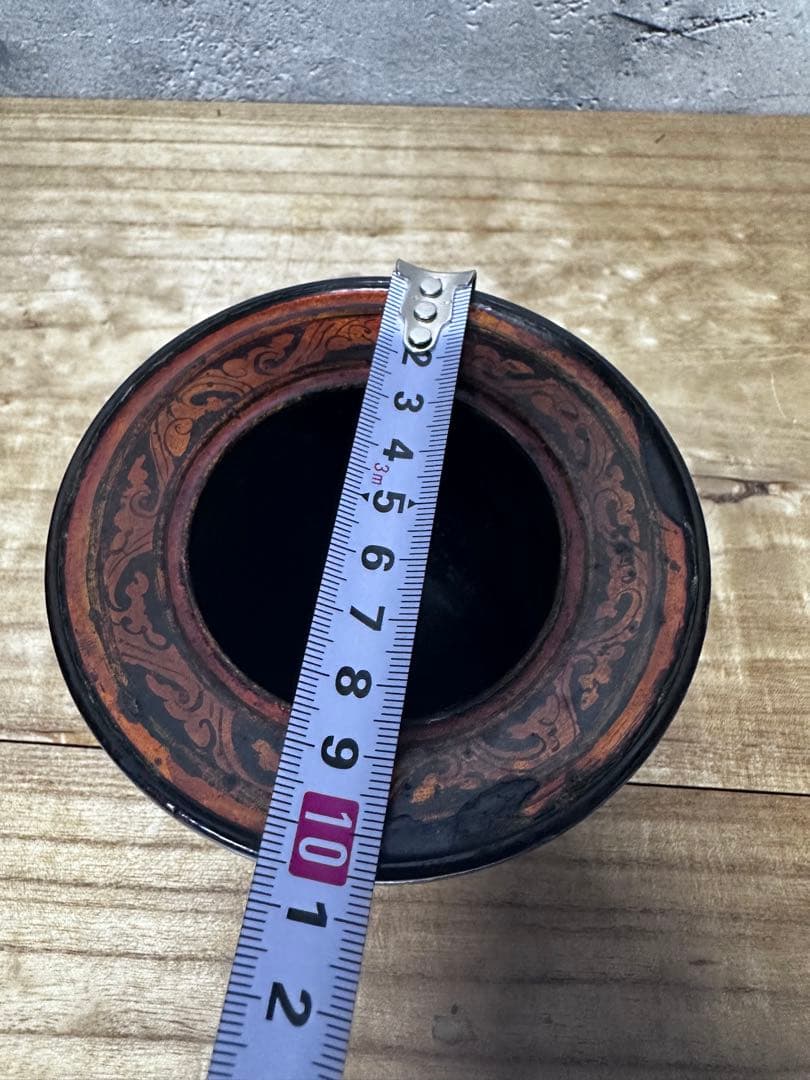 漆　筆筒　書道　文房具　中国美術　骨董品　アンティーク