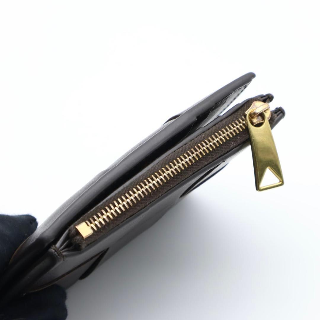 【極美品】BOTTEGAVENETA カセット 二つ折り財布　ブラウン