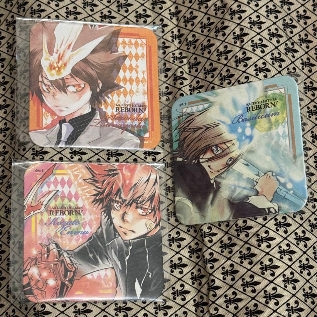 家庭教師ヒットマンREBORN!アートコースター 3枚セット
