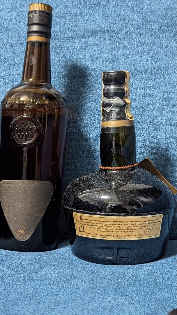 80年代 クイーンエリザベス ダンヒルオールドマスター750mlウイスキーセット