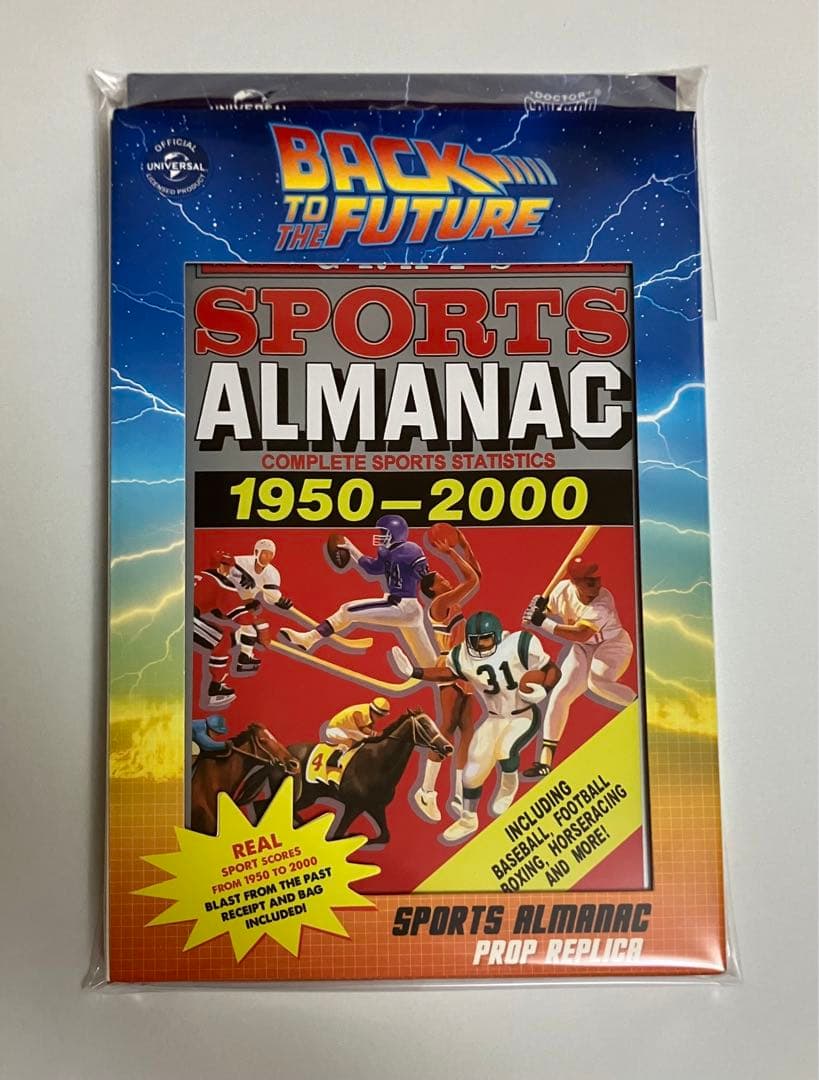 ■「バック・トゥ・ザ・フューチャー PART2」1/1 レプリカ　スポーツ年鑑