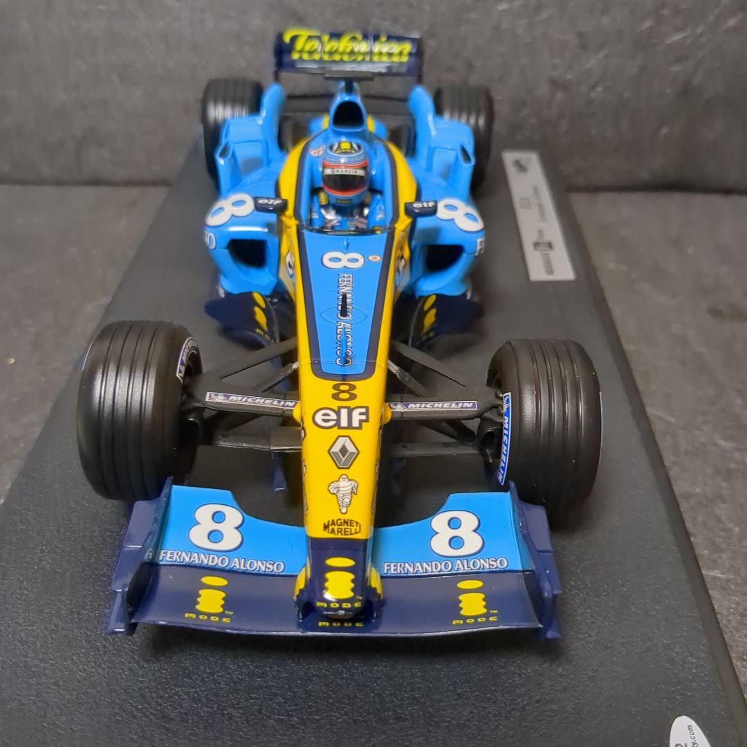 1/18 ルノー R24 フェルナンド アロンソ 直筆サイン入り モデルカー