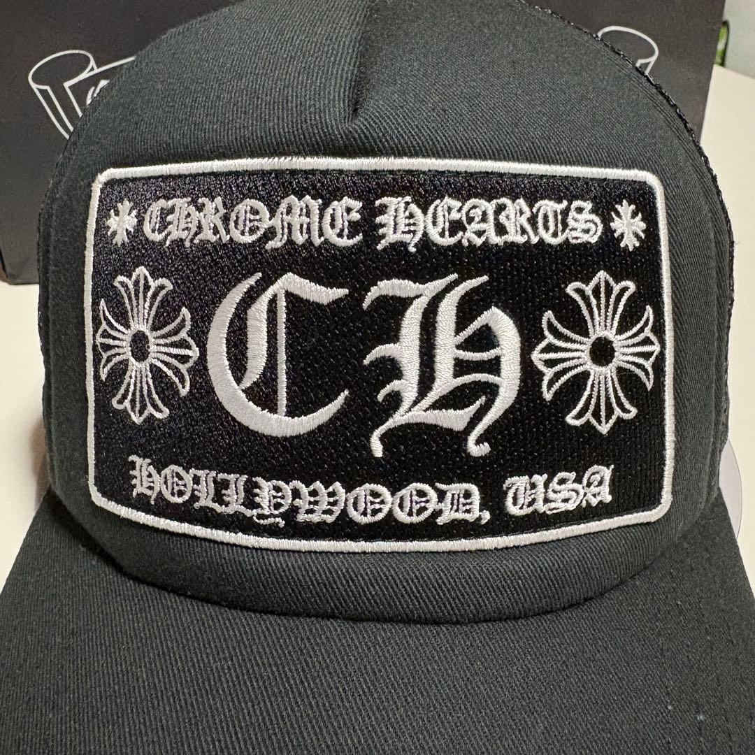 CHROME HEARTS クロムハーツ トラッカーキャップ ブラック　国内正規