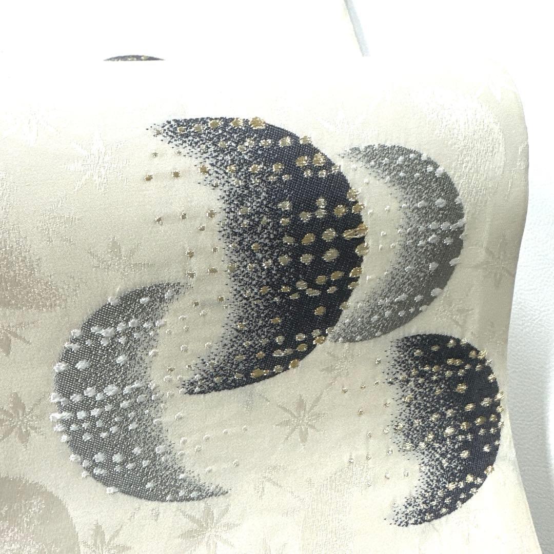専用帯5077 ●加納幸織物謹製 高級 正絹 六通 袋帯 月