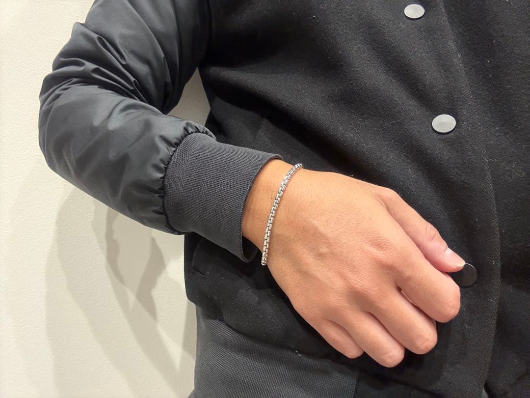 メンズ　ブレスレット　シルバー925　ジャーナルスタンダード　3.9\"/19cm