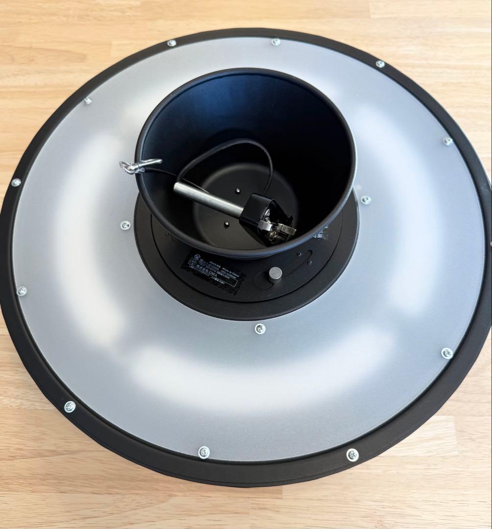 エジソンスマート LED デュアルシーリングライト ブラック 12畳 調光調色