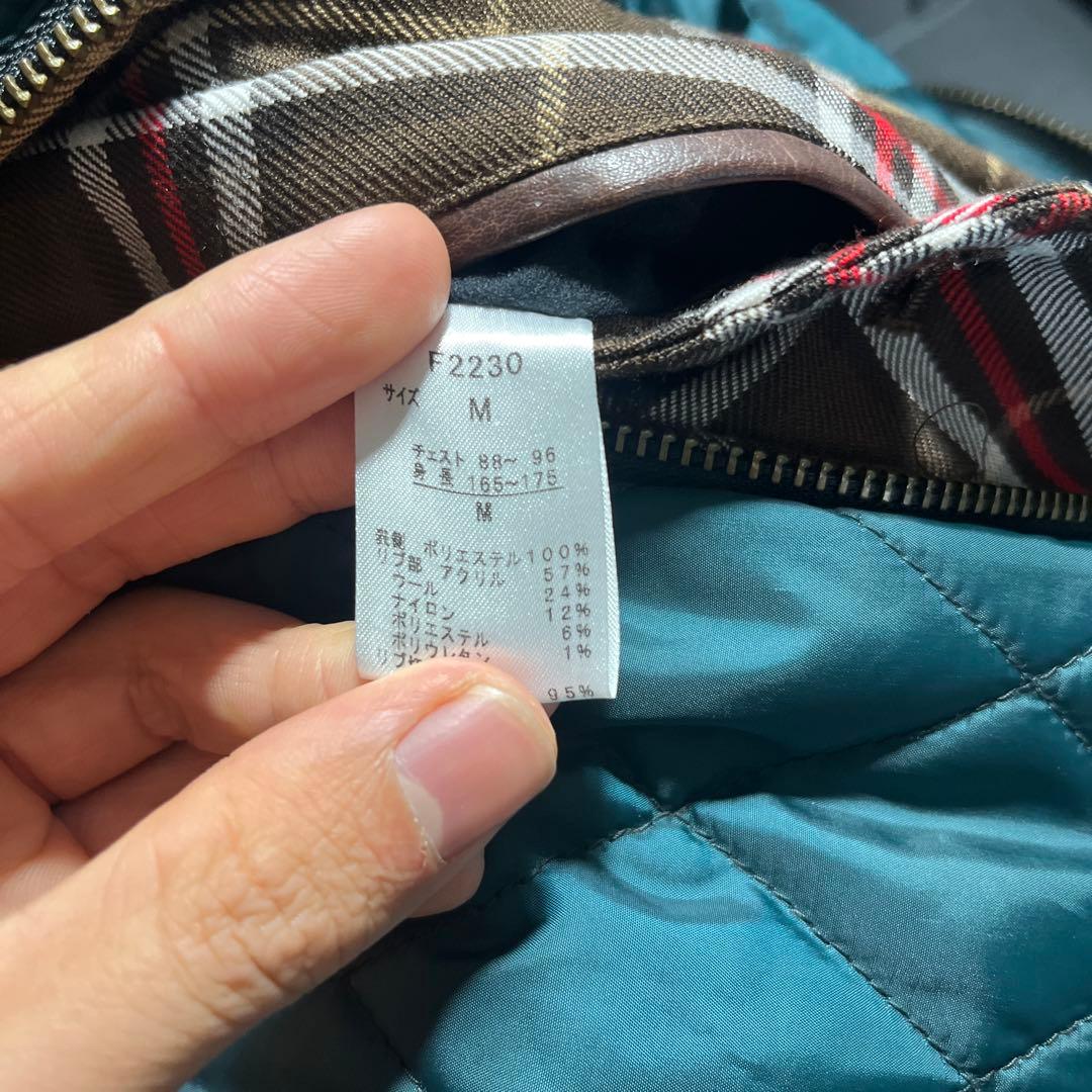 フレッドペリー　未使用品　リバーシブル キルティングジャケット ダークグリーン