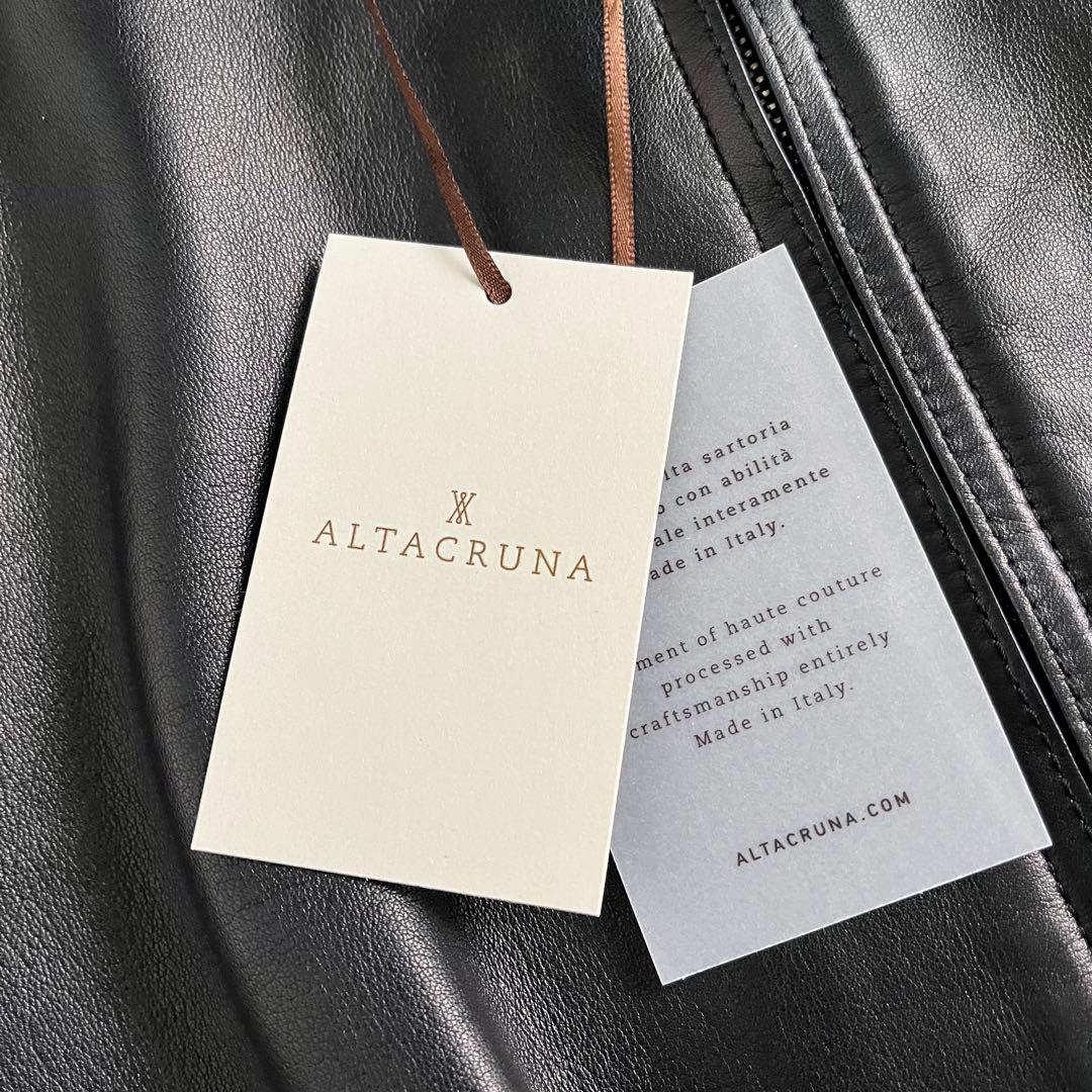 ALTACRUNA ラムレザー　シングルライダース