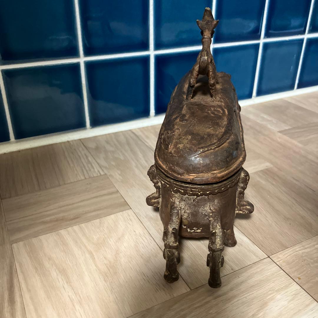 マリ　ドゴン族　金属製　ケース