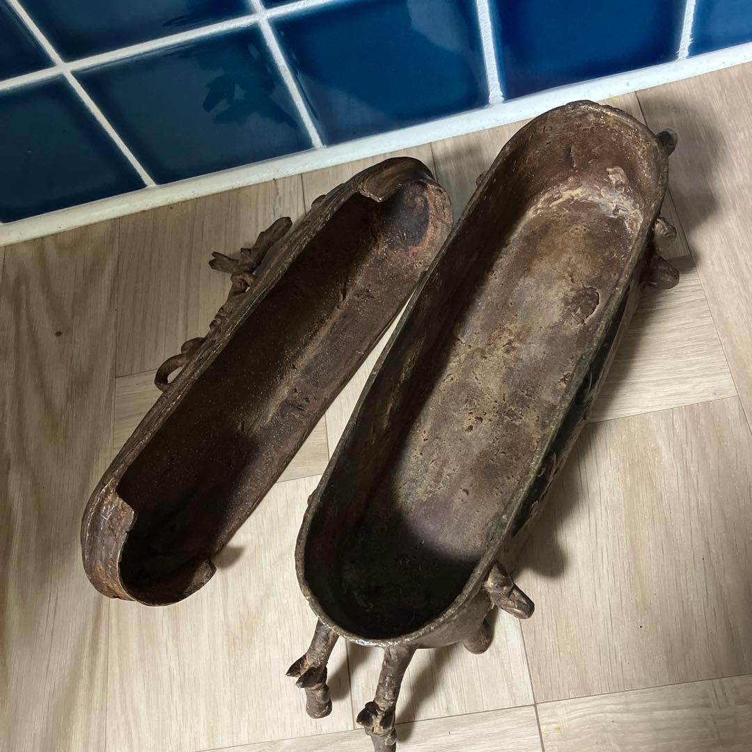 マリ　ドゴン族　金属製　ケース