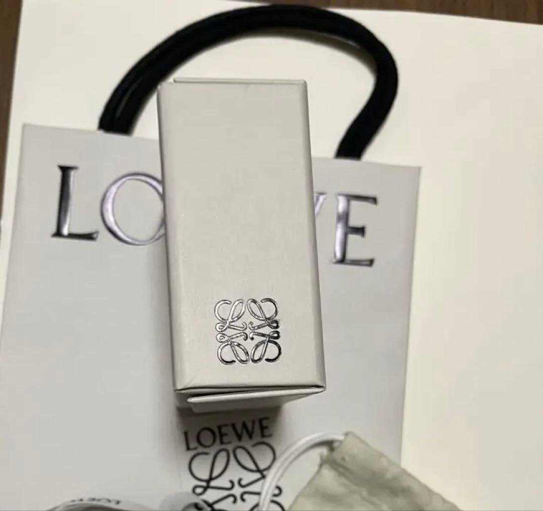 LOEWE　ロエベ　アナグラムブローチ　シルバー　新品未使用