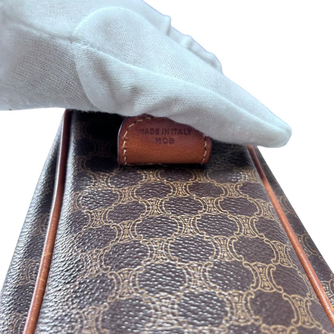 セリーヌ バッグ ハンド ミニボストン マカダム柄 レザー CELINE