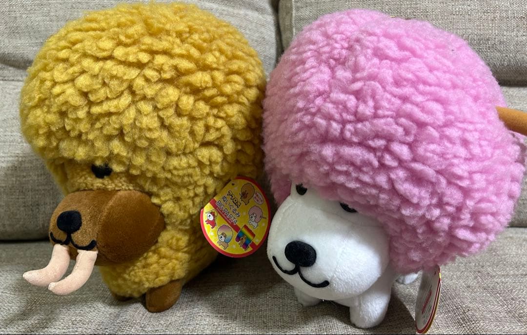 アフロ犬 ぬいぐるみBIG PART4 ファンキー犬 先祖犬 ワタアメ犬 オサゲ