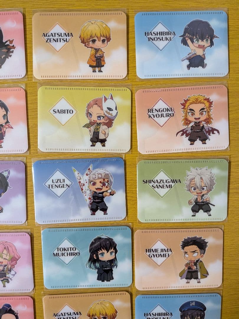 貴重　鬼滅の刃　成田アニメデッキ　特典パスケース　全32枚　フルコンプリート