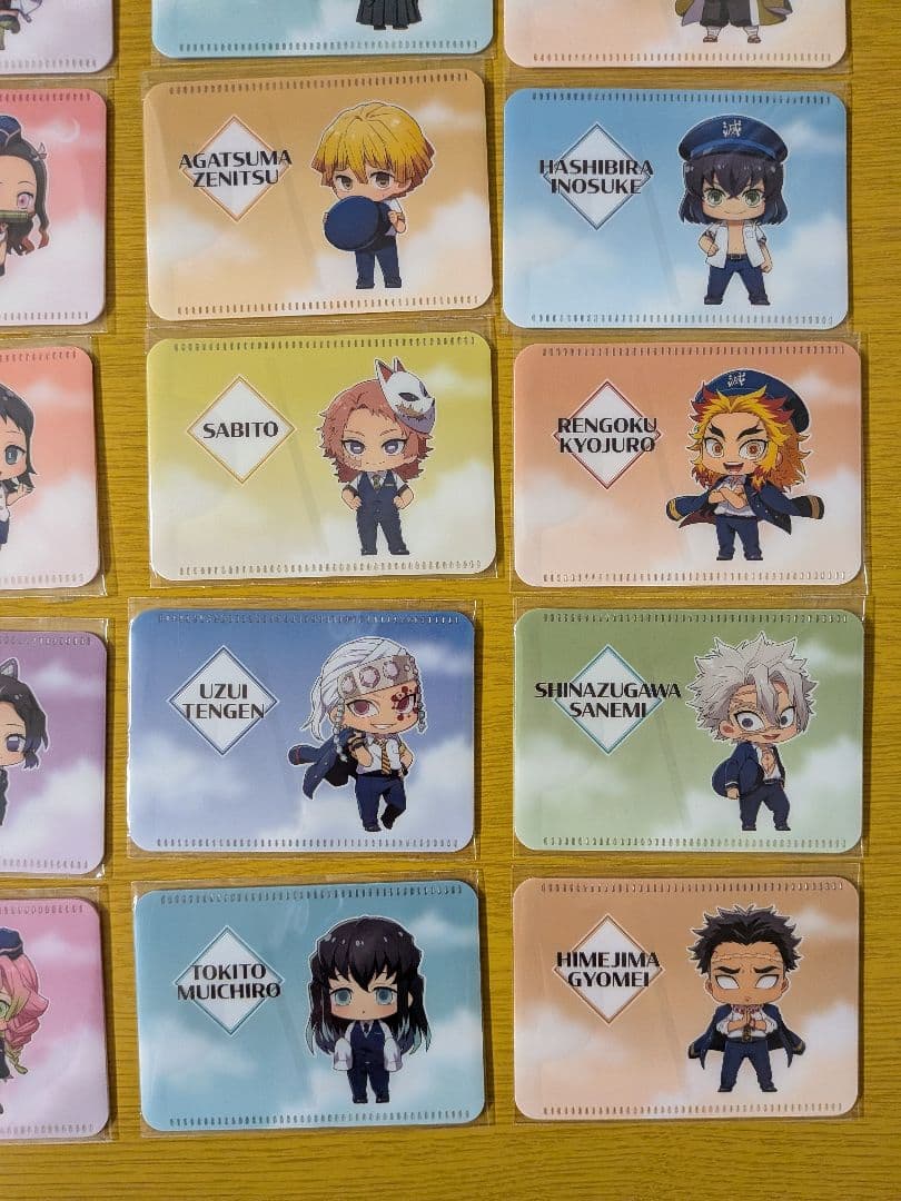 貴重　鬼滅の刃　成田アニメデッキ　特典パスケース　全32枚　フルコンプリート