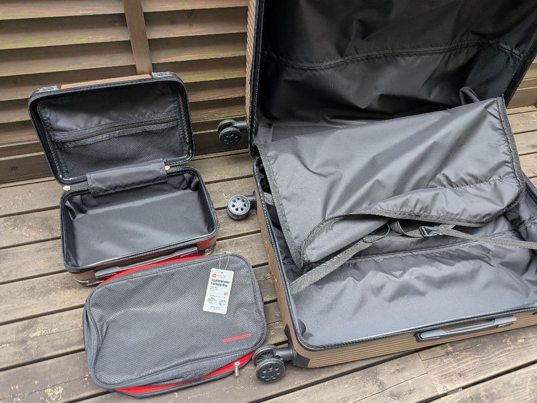 スーツケース　未使用保管品　サブバッグ２個付き