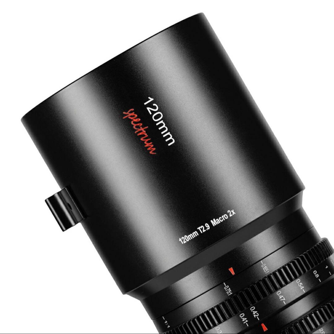 新品7Artisans 120mm T2.9 Macro 2xレンズ