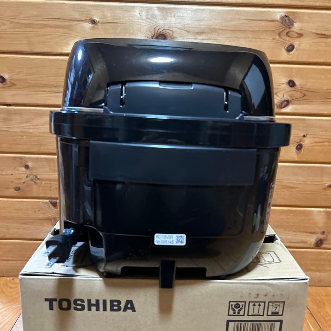 【良品】炊飯器 10合炊き RC-18VSR　21年製　真空圧力　東芝
