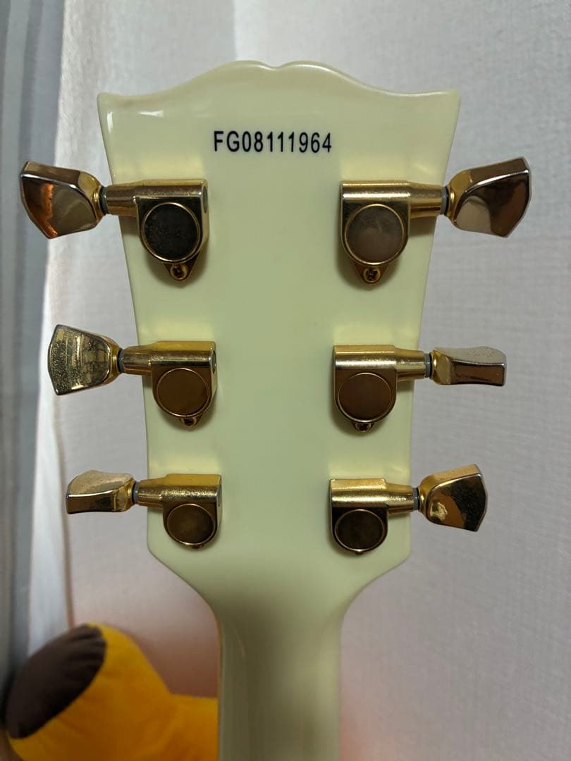 Burny レスポールカスタム　白