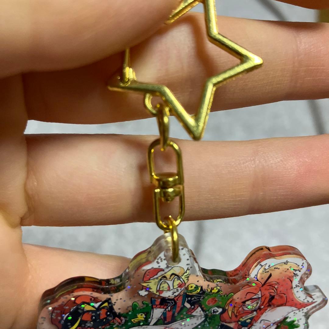 ハズビンホテル　クリスマスキーホルダー　二つ