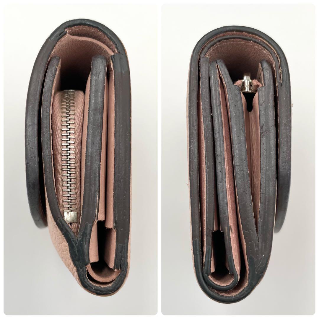 美品★ルイヴィトン　マヒナ　ポルトフォイユ・イリスXS 三つ折り財布　箱・保存袋